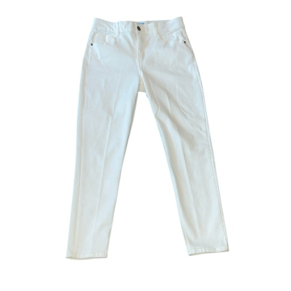 Draper James RSVP Classic White Straight Leg Jeans Size 8